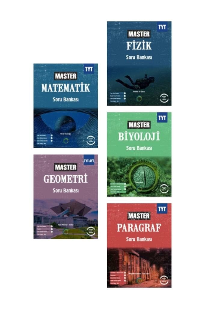 OKYANUS YAYINLARI TYT MASTER SET ( MATEMATİK - FİZİK - BİYOLOJİ - GEOMETRİ - PARAGRAF )