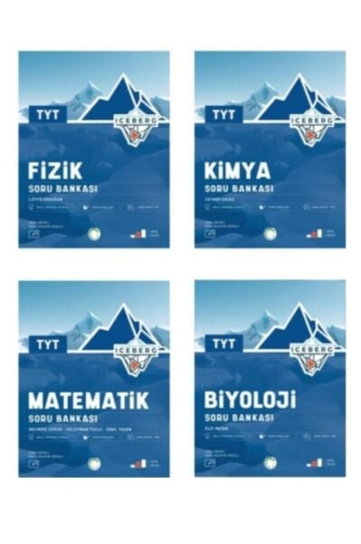 2025 İCEBERG TYT MATEMATİK-FİZİK-KİMYA-BİYOLOJİ SORU BANKASI OKYANUS YAYINLARI