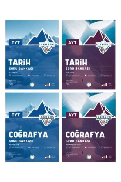 OKYANUS YAYINLARI TYT AYT İCEBERG SET( TARİH-COĞRAFYA ) SORU BANKASI