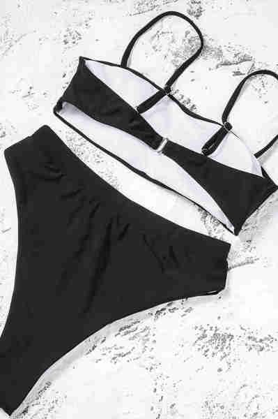 Angelsin Şık Bikini üst Siyah