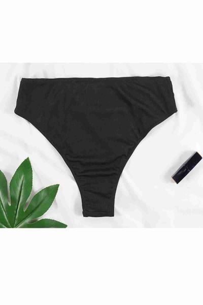 Angelsin Yüksel Bel Bikini Altı Siyah