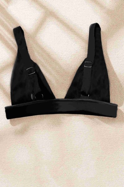 Angelsin Bikini Üstü Siyah