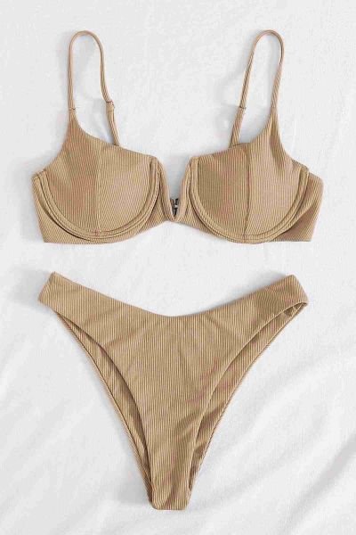 Angelsin Şık Bikini Altı Bej