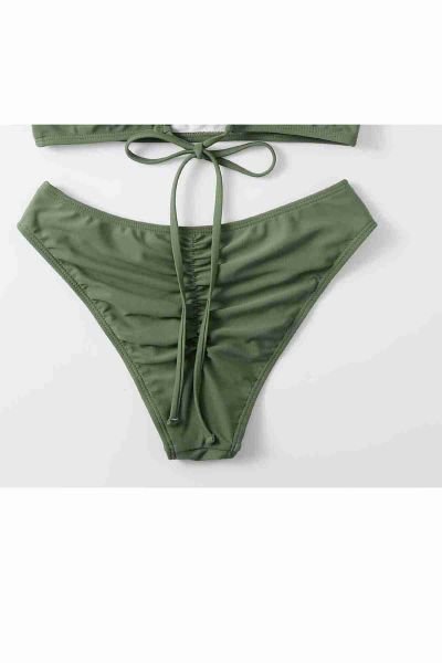 Angelsin Brezilyan Arkadan Büzgülü Bikini Altı Yeşil