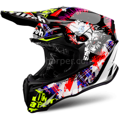 Airoh Twist Crazy Black Gloss