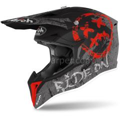 WRAAP YOUTH RED MATT SMILE