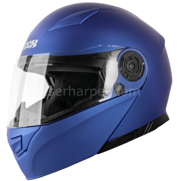 FLIP UP HELMET IXS300 1.0 FLAT METAL BLUE