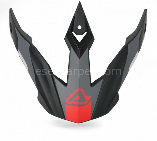 UPPER VISORS FLIP FS-606 HELMETS GRİ/SİYAH/KIRMIZI
