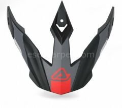 UPPER VISORS FLIP FS-606 HELMETS GRİ/SİYAH/KIRMIZI