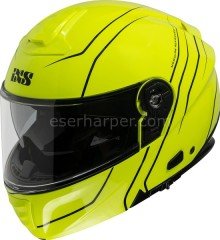 FLIP UP HELMET IXS460 FG 2.0 YELLOW FLUO-BLACK