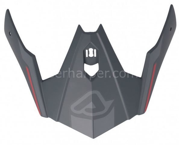 VISOR JET ARIA GRİ/KIRMIZI