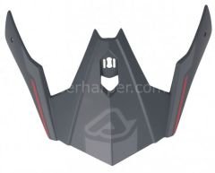 VISOR JET ARIA GRİ/KIRMIZI
