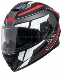 FULL FACE HELMET IXS216 2.2 GREY-BLACK-RED