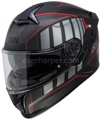 FULL FACE HELMET IXS422 FG 2.1 MATT BLACK-RED