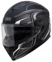 FULL FACE HELMET IXS1100 2.4 MATT BLACK-GREY