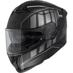 FULL-FACE HELMET IXS422 FG 2.1 BLACK MATT-GREY