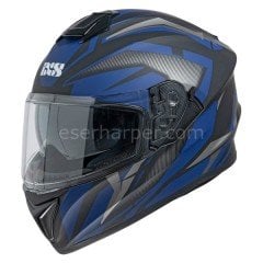 INTEGRAL HELMET IXS216 2.1 BLACK MAT-BLUE