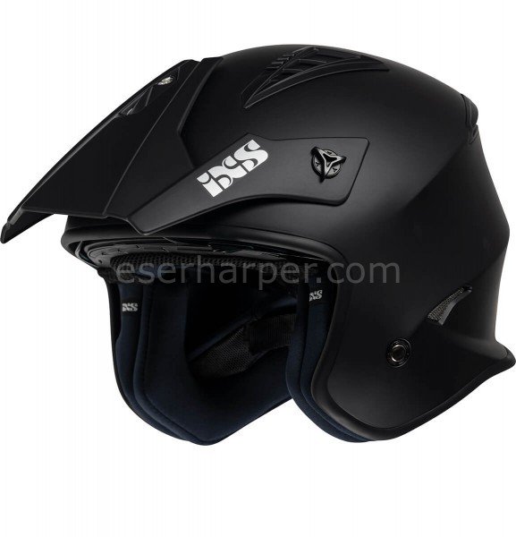 JET HELMET IXS114 3.0 BLACK MATT