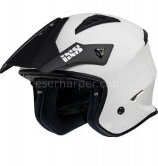 JET HELMET IXS114 3.0 WHITE-BLACK