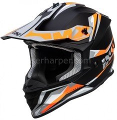 MOTOCROSS HELMET IXS362 2.0 MATT BLACK-NEON ORANGE