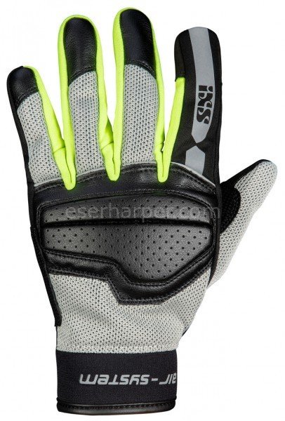 CLASSIC WOMEN`S GLOVE EVO-AIR BLACK-LIGHT GREY-NEON YELLOW