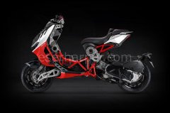 Italjet Dragster 200 Anthracite / Red / White