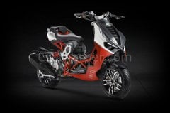 Italjet Dragster 200 Anthracite / Red / White