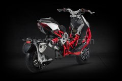 Italjet Dragster 200 Anthracite / Red / White