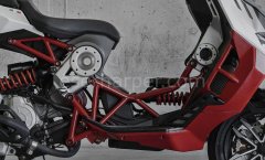 Italjet Dragster 200 Anthracite / Red / White