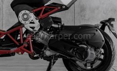 Italjet Dragster 200 Anthracite / Red / White