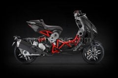 Italjet Dragster 200 Black/Gray/Red