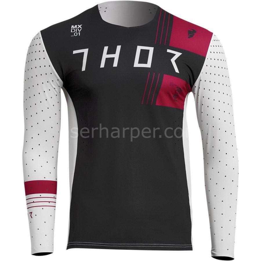 PRIME STRIKE VINTAGE WHITE/MAROON JERSEY