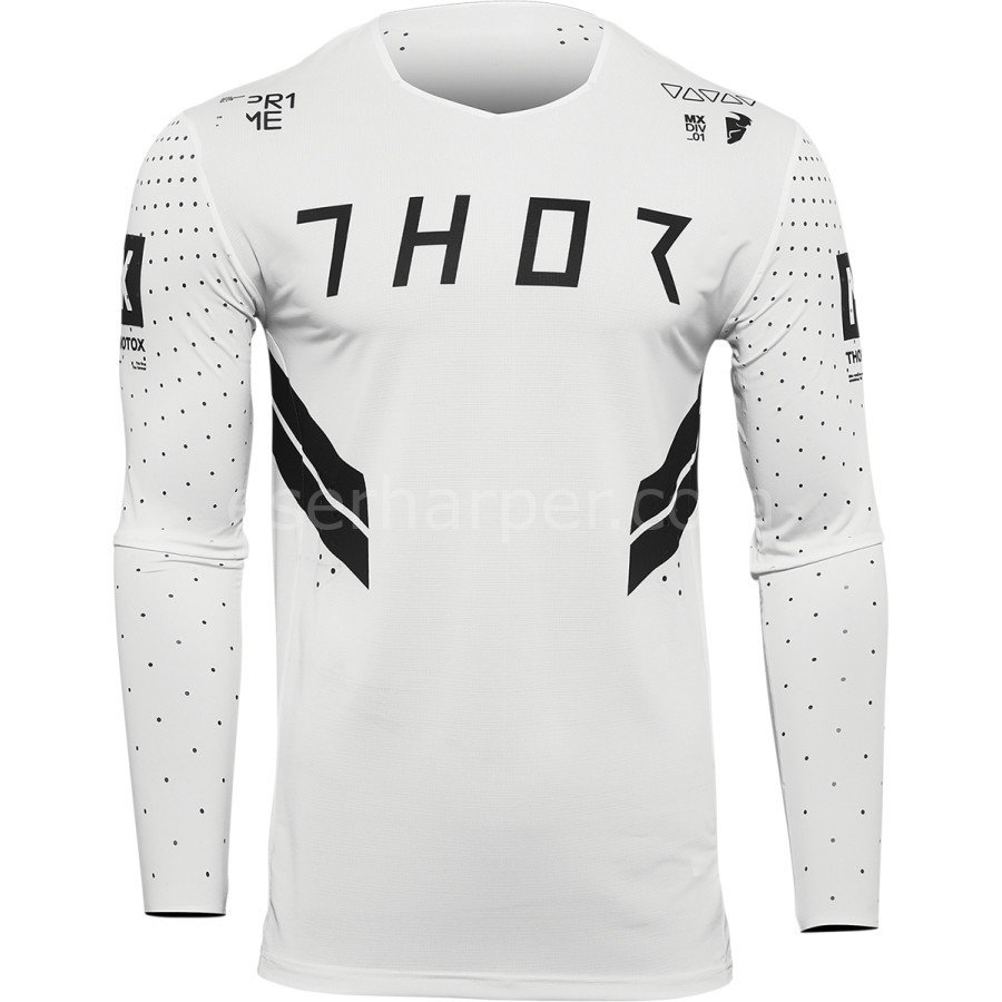 PRIME HERO WHITE/BLACK JERSEY