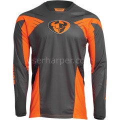 PULSE 04 LE CHARCOAL/ORANGE JERSEY