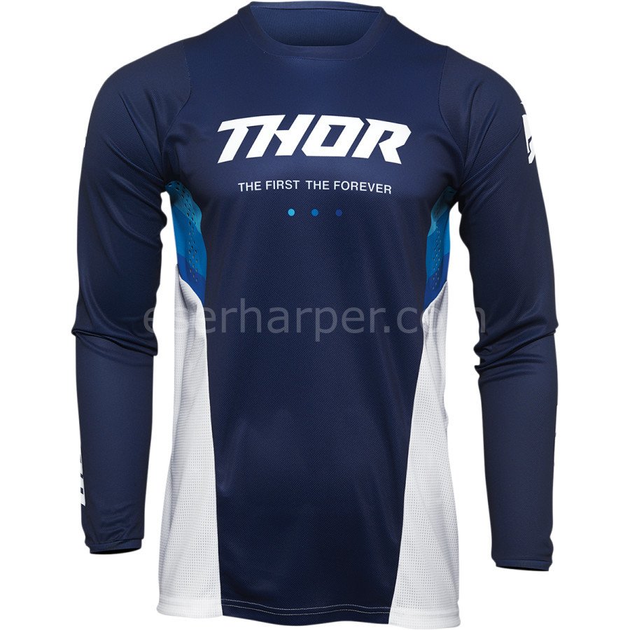 PULSE REACT NAVY/WHITE JERSEY