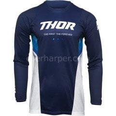 PULSE REACT NAVY/WHITE JERSEY