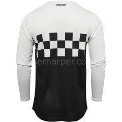 HALLMAN DIFFER CHEQ BLACK/WHITE JERSEY