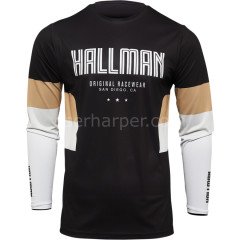 HALLMAN DIFFER DRAFT BLACK/LATTE JERSEY