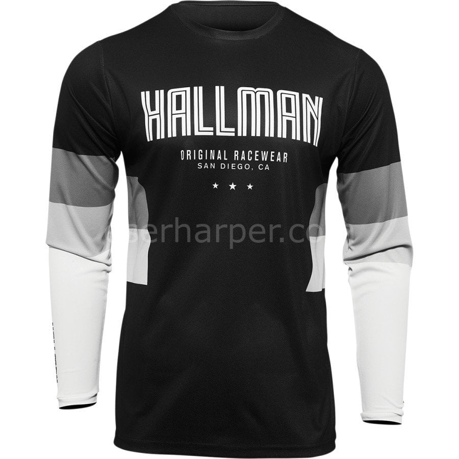 HALLMAN DIFFER DRAFT BLACK/WHITE JERSEY