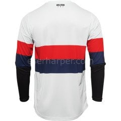 HALLMAN DIFFER DRAFT WHITE/RED/NAVY JERSEY