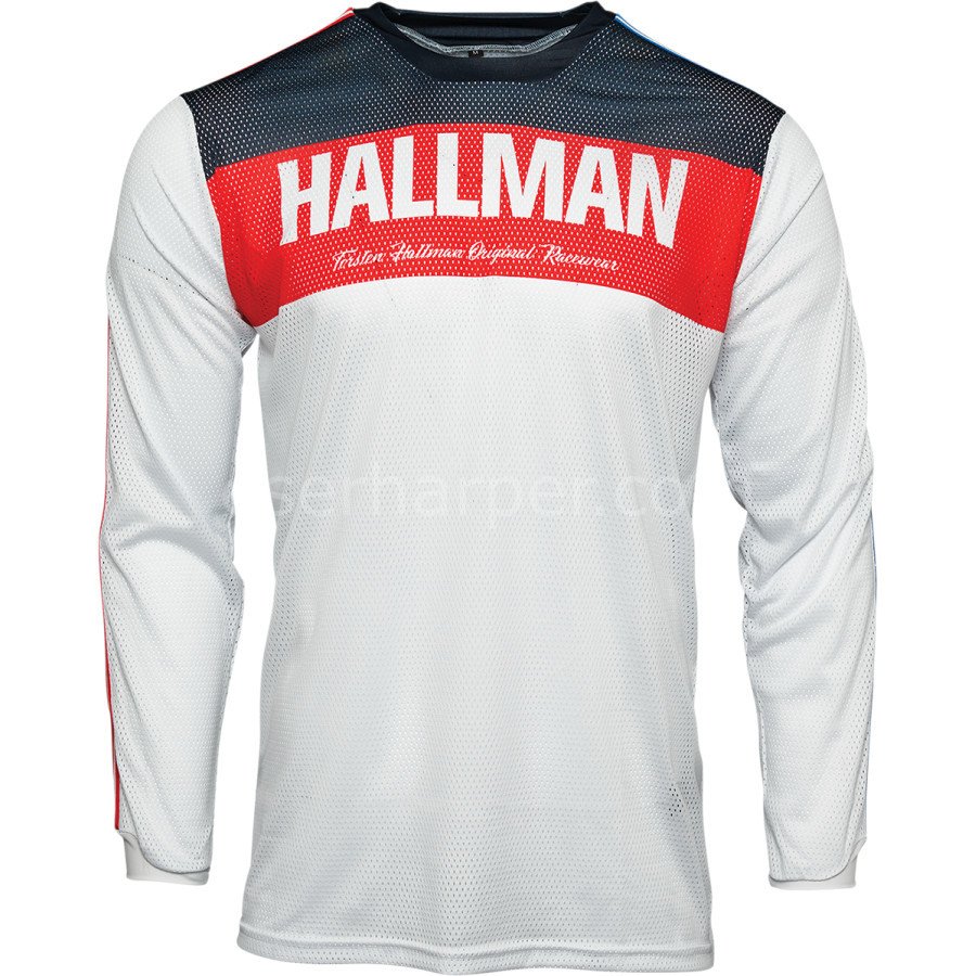 HALLMAN TAPID RED/WHITE/BLUE AIR JERSEY