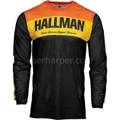 HALLMAN TAPID BLACK/ORANGE AIR JERSEY
