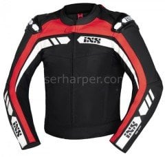 SPORTS LT JACKET RS-500 1.0 BLACK-RED-WHITE