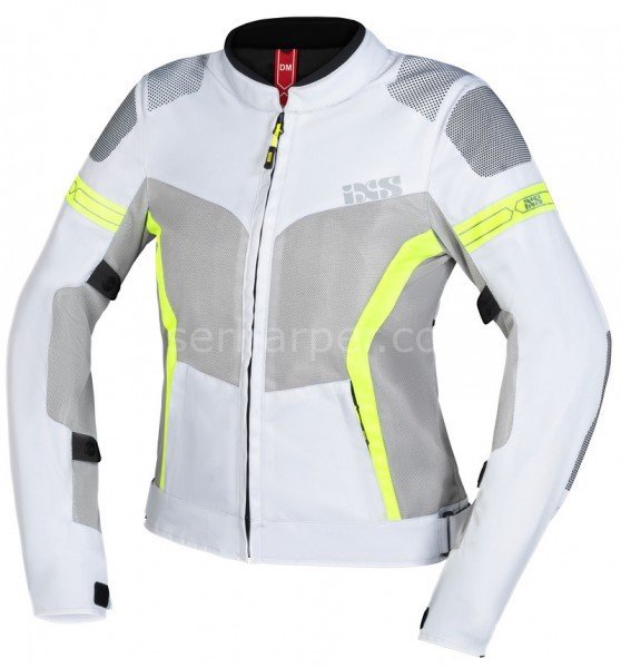SPORTS WOMEN`S JACKET TRIGONIS-AIR LIGHT GREY-GREY-NEON YELLOW