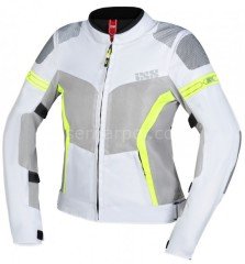 SPORTS WOMEN`S JACKET TRIGONIS-AIR LIGHT GREY-GREY-NEON YELLOW