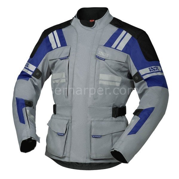 TOUR JACKE BLADE-ST 2.0 GRAU-BLAU-SCHWARZ