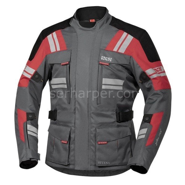 TOUR JACKET BLADE-ST 2.0 GREY-RED-BLACK