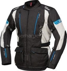 TOUR JACKET LORIN-ST BLACK-LIGHT GREY-BLUE