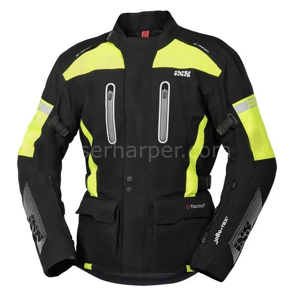 TOUR JACKET PACORA-ST BLACK-FLUO YELLOW