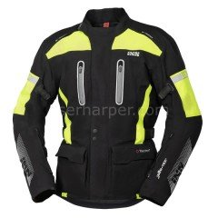TOUR JACKET PACORA-ST BLACK-FLUO YELLOW